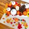 110 Pieces Mini Pumpkins Acrylic Pumpkin Table Scatters for Halloween Thanksgiving Decoration